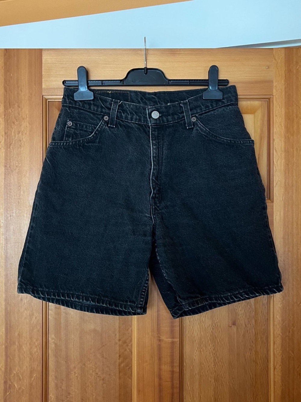 Levi's Black Denim Jean Shorts